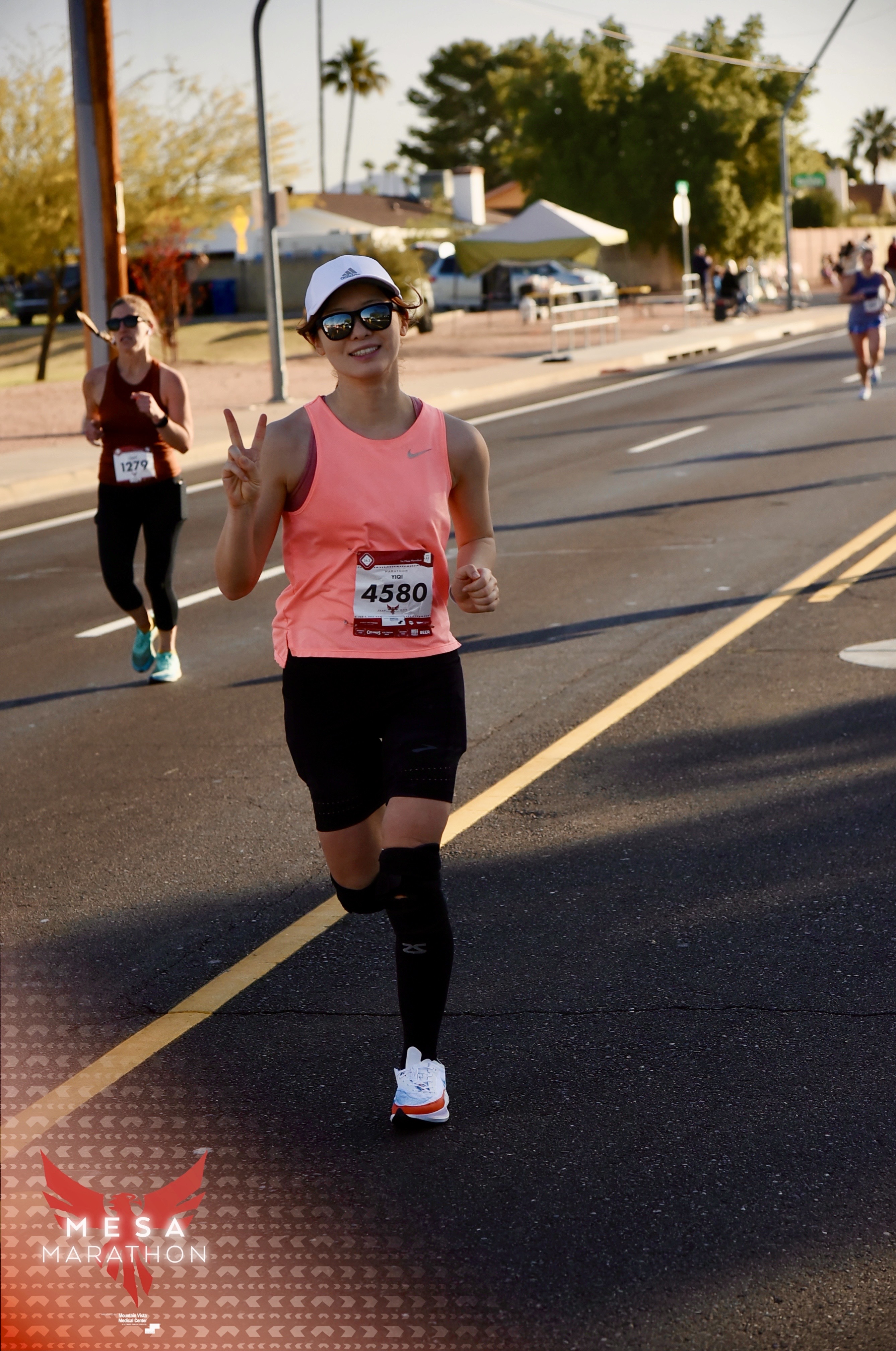 Yiqi Li at the Mesa Marathon
